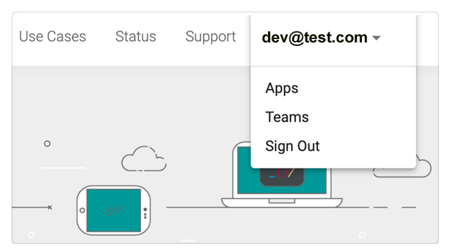 Apps menu